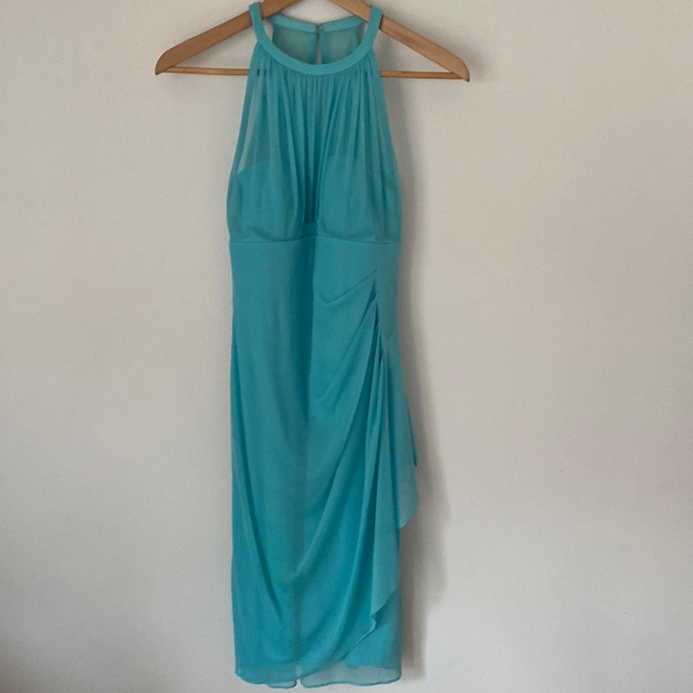 Mid-length Bridesmaid Dress.
